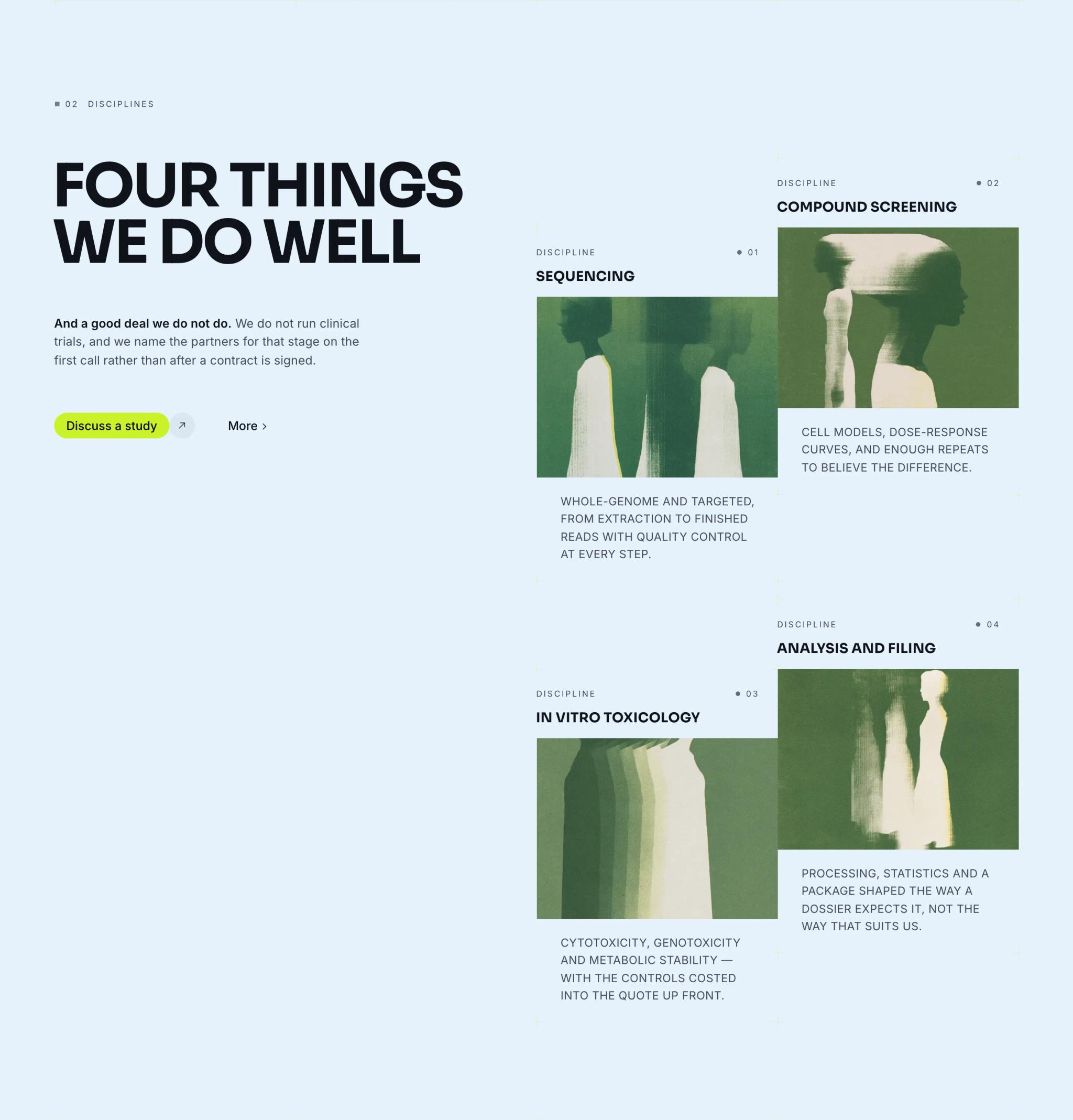 Four things we do well